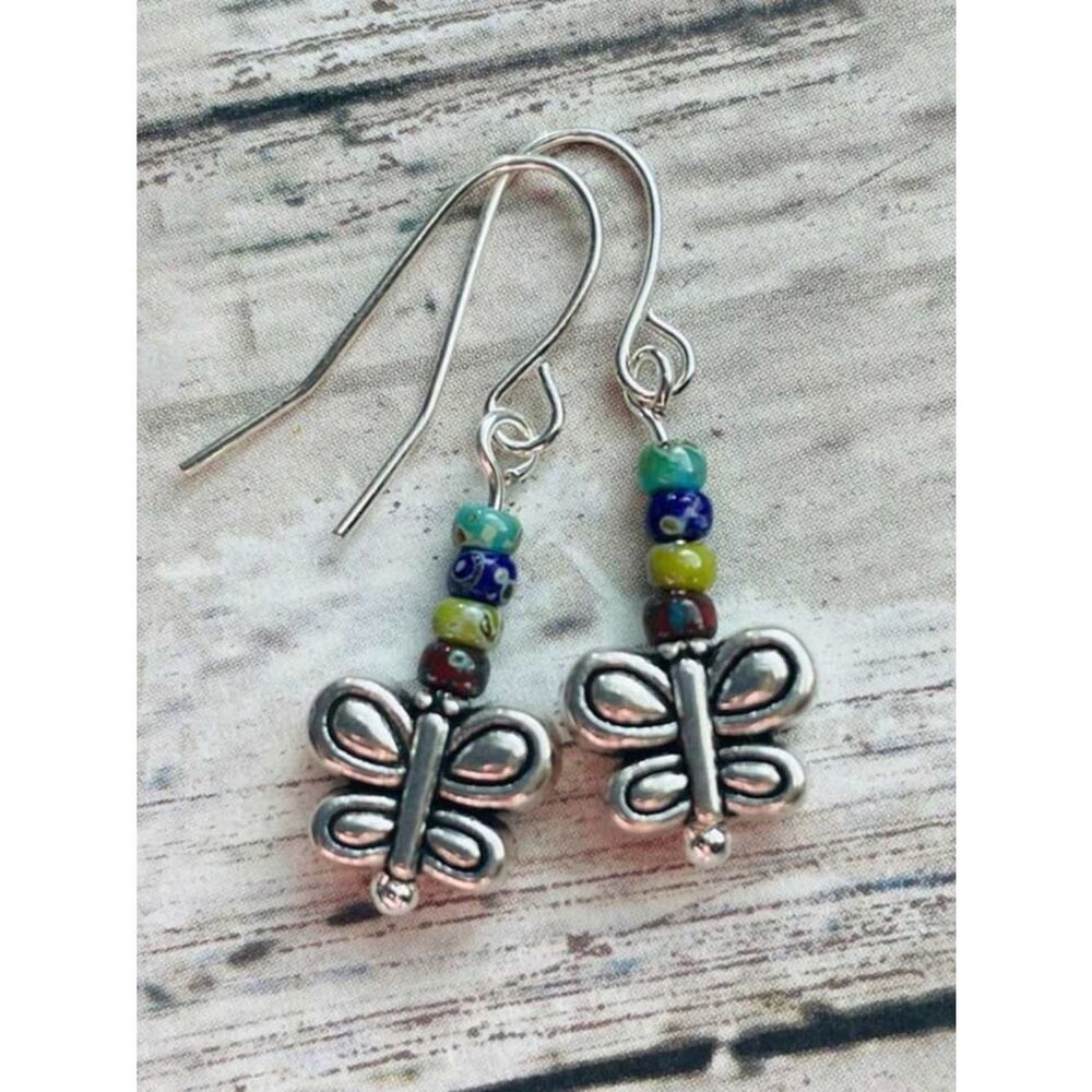 Boho Butterfly earrings M1772